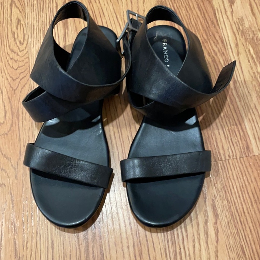 Black Franco Sarto sandals *like new*